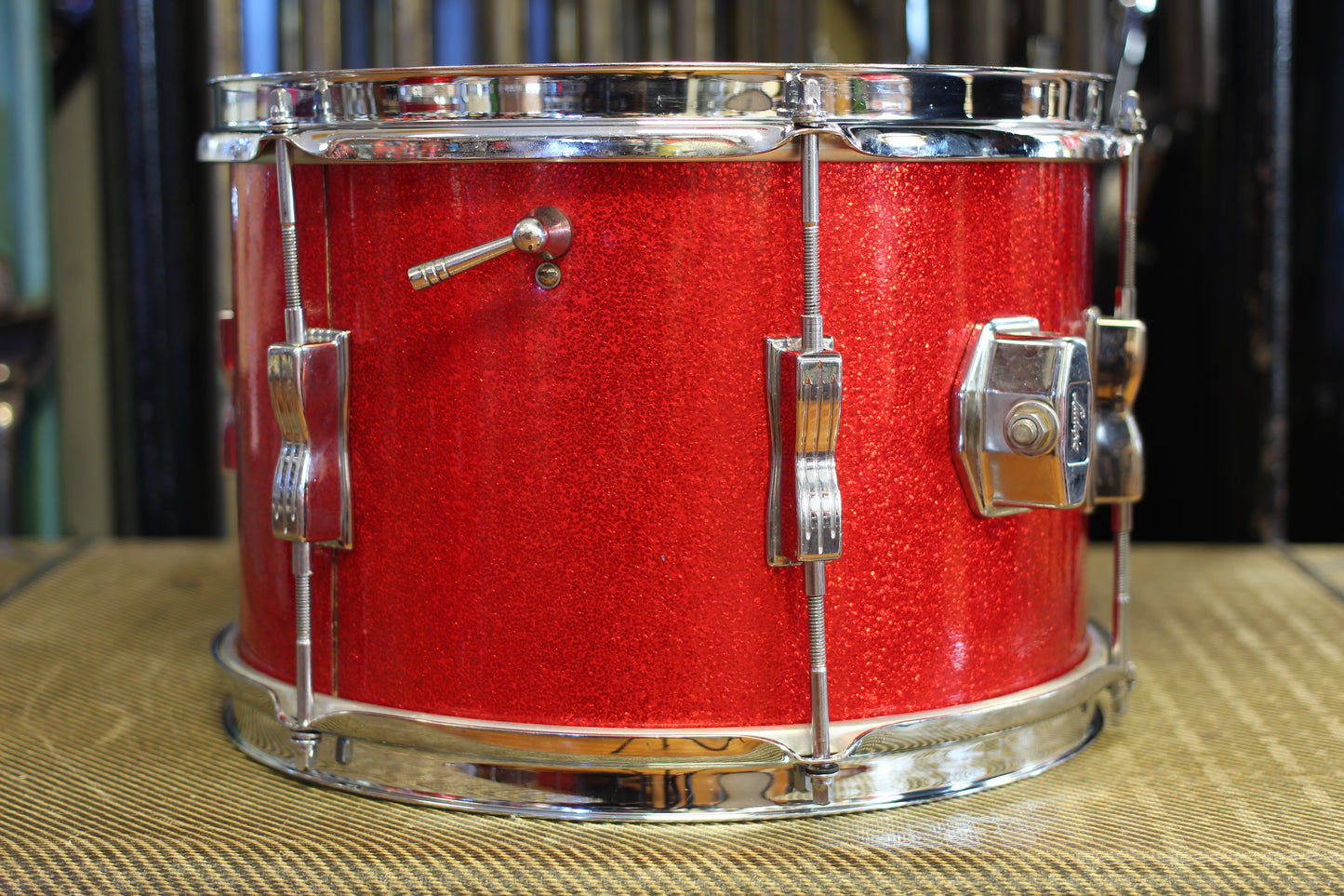 1960's Ludwig Club Date in Red Sparkle 14x20 14x14 8x12