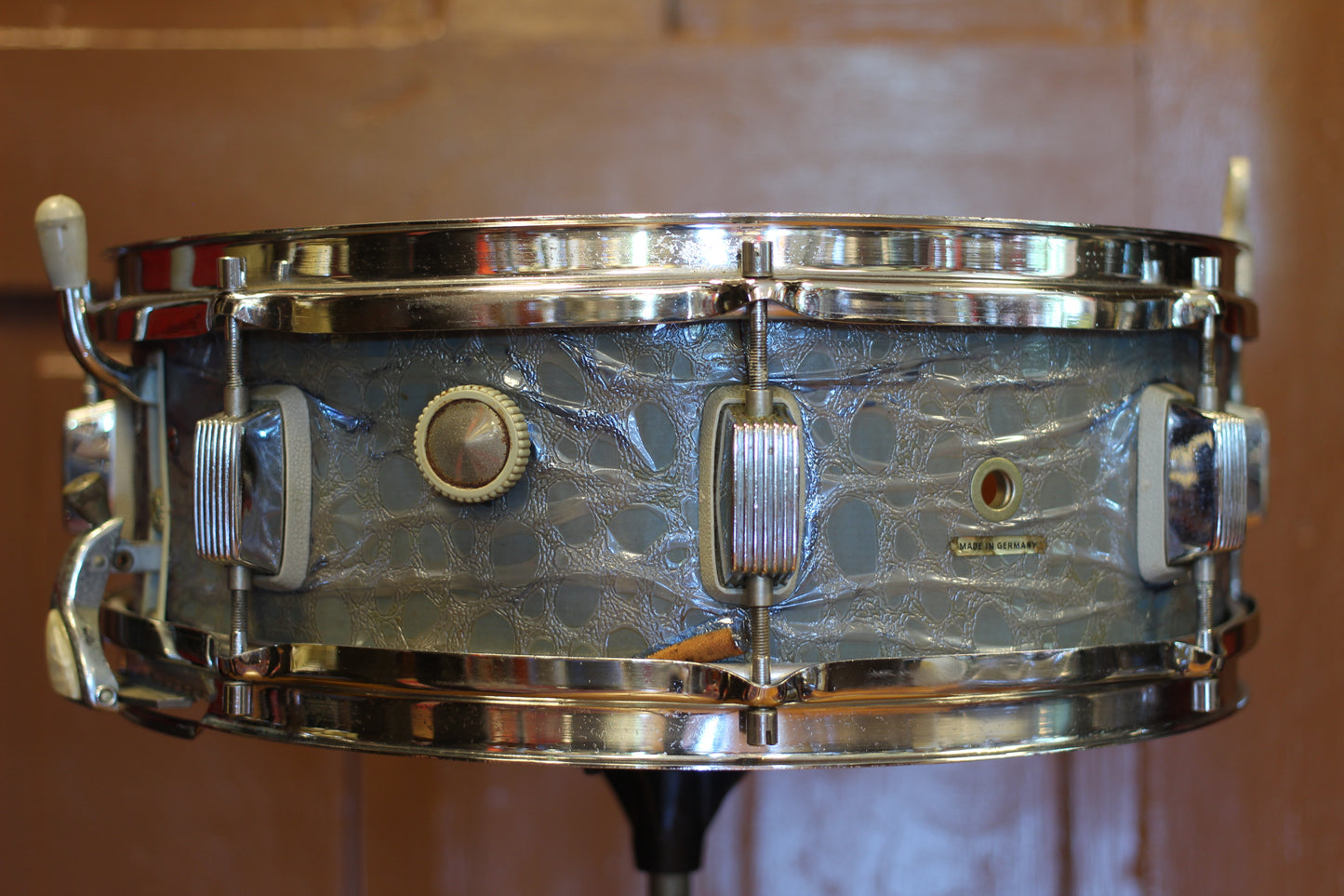 1960's Trixon Luxus in Blue Croco 14x20 9x13 16x16 5x14