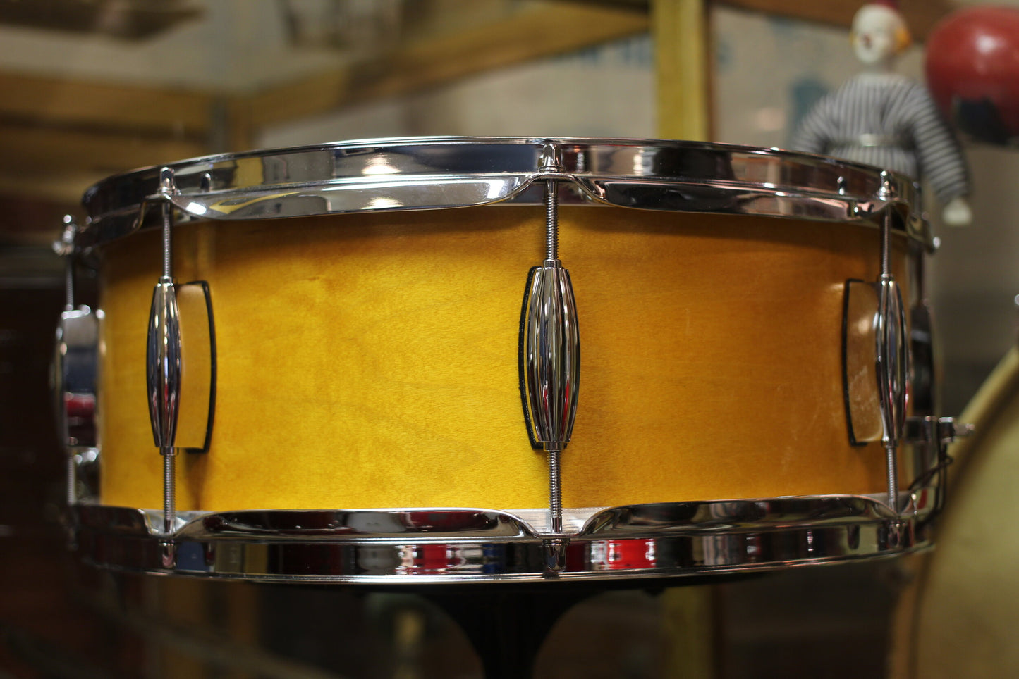 Standard Drum Company 6x15 Maple 5&5 Snare Drum in Summer Wheat