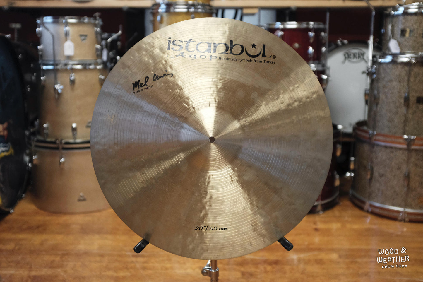 Used Istanbul Agop 20" Mel Lewis 1982 Ride Cymbal 1900g