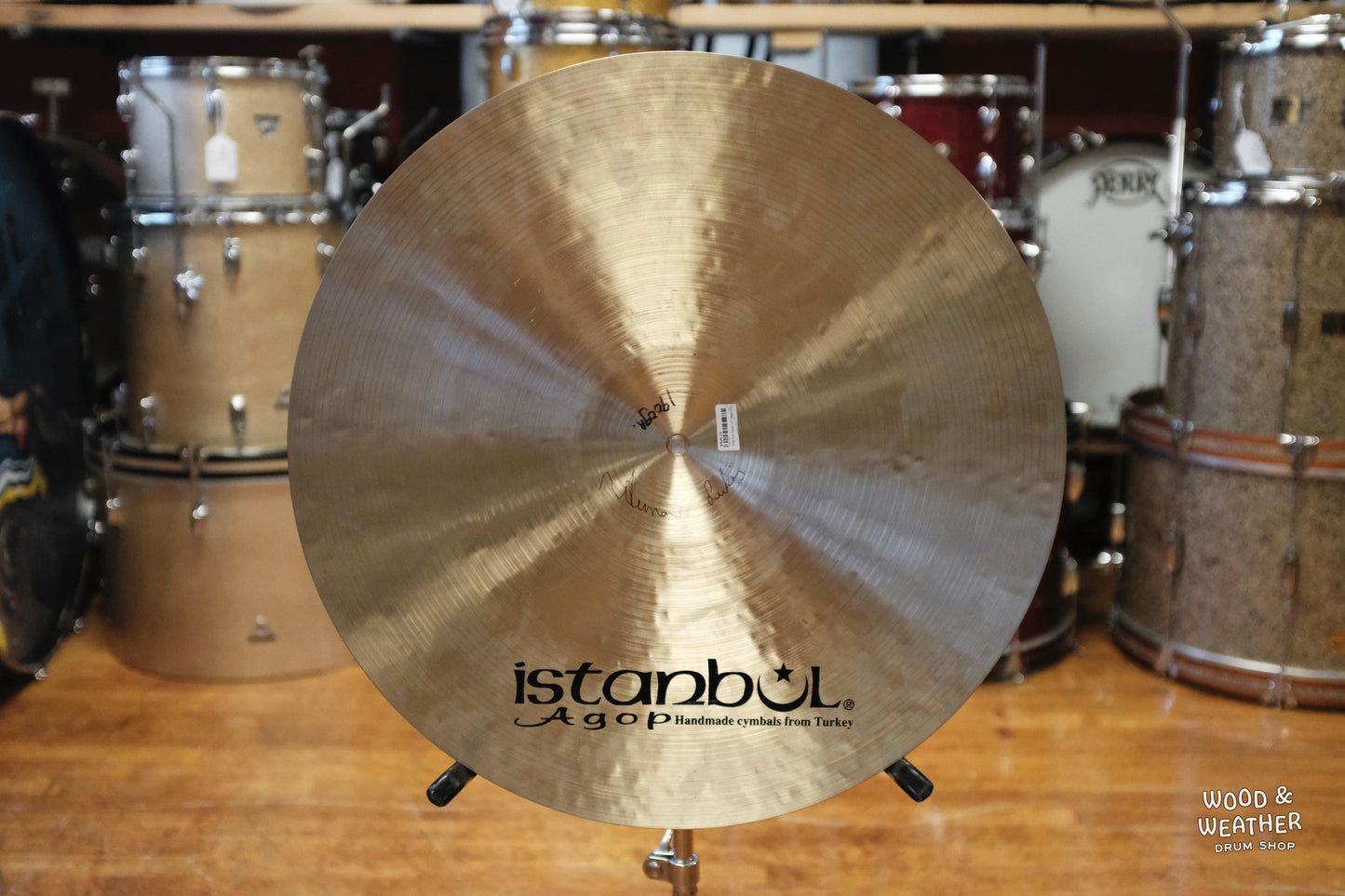 Used Istanbul Agop 20" Mel Lewis 1982 Ride Cymbal 1900g