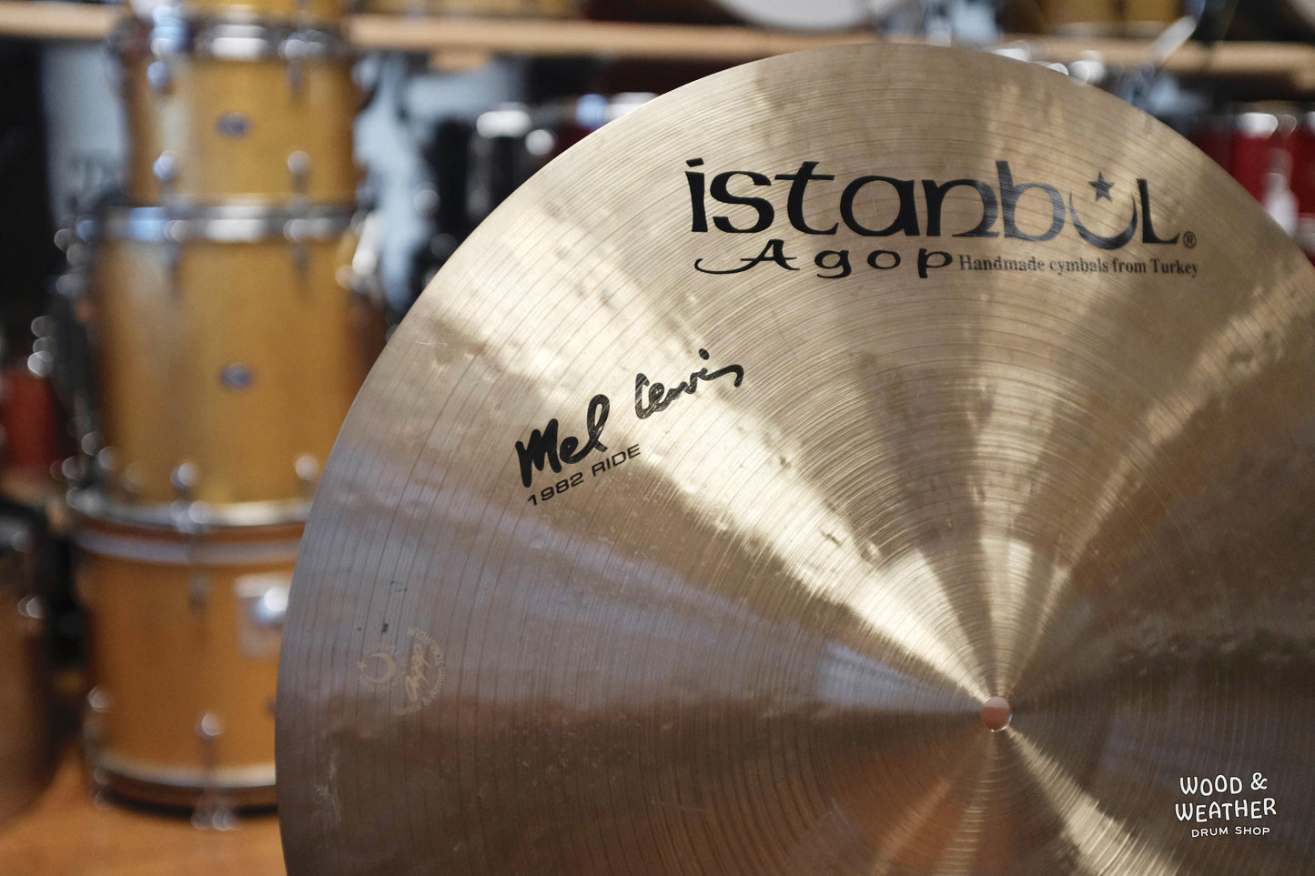 Used Istanbul Agop 20" Mel Lewis 1982 Ride Cymbal 1900g