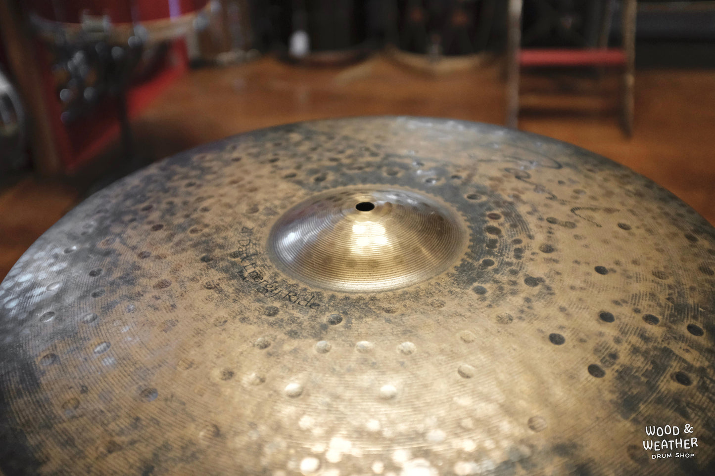 Used Paiste 21" Signature Dark Energy Ride Cymbal Mk I 2600g
