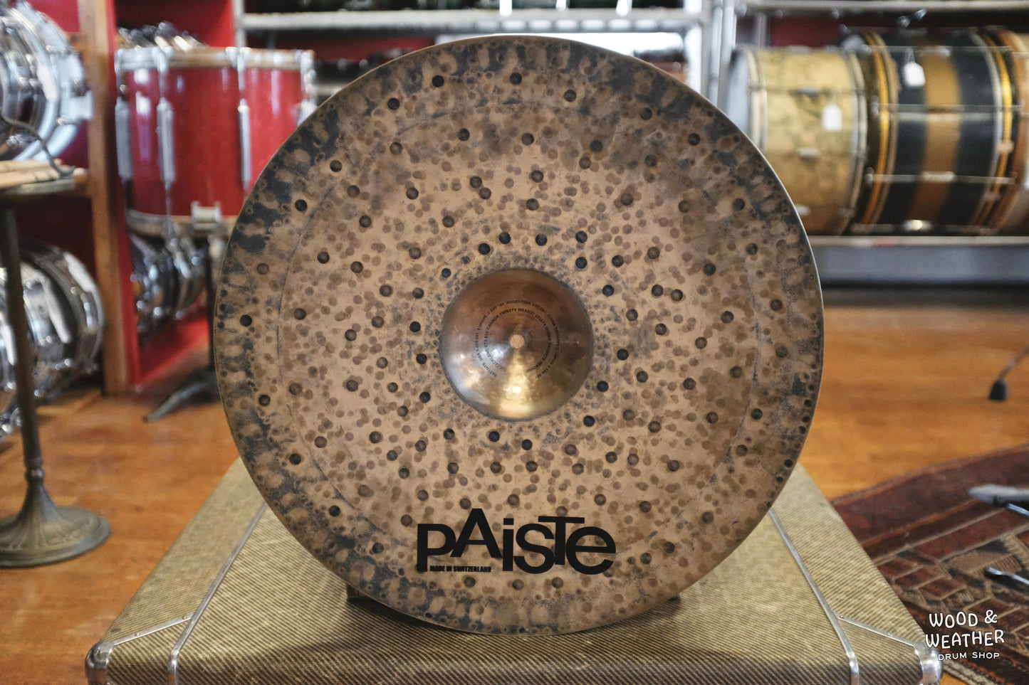 Used Paiste 21" Signature Dark Energy Ride Cymbal Mk I 2600g