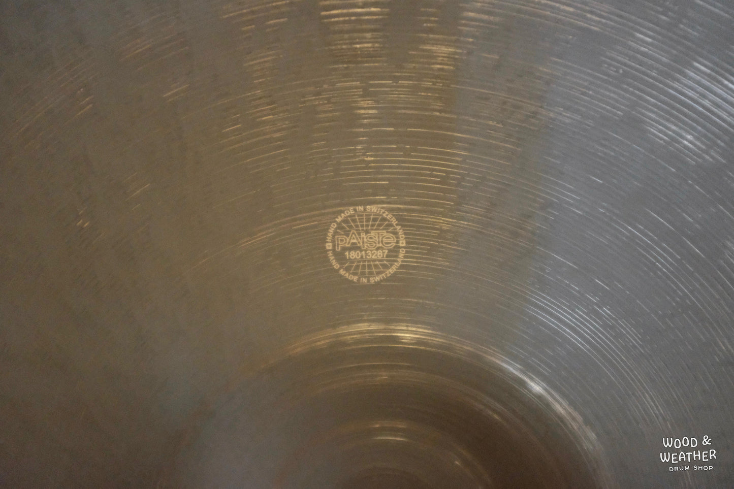 Used Paiste 22" Masters Dry Ride Cymbal 2641g