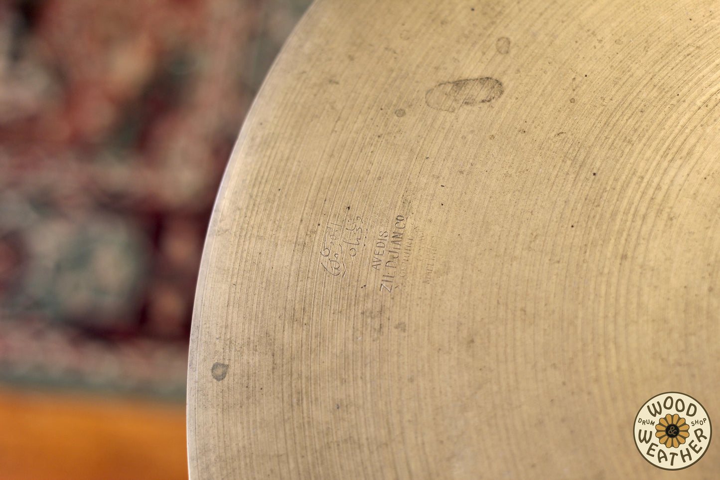 1930s A. Zildjian 14" Hi-Hat Cymbals 535/555g
