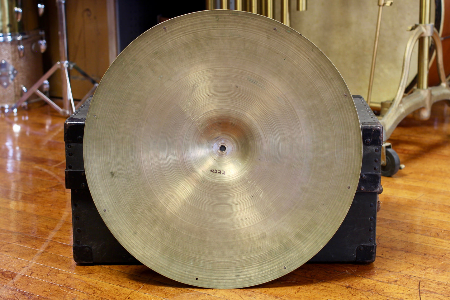 1950s A Zildjian Trans Stamp 20" Ride Cymbal 2322g