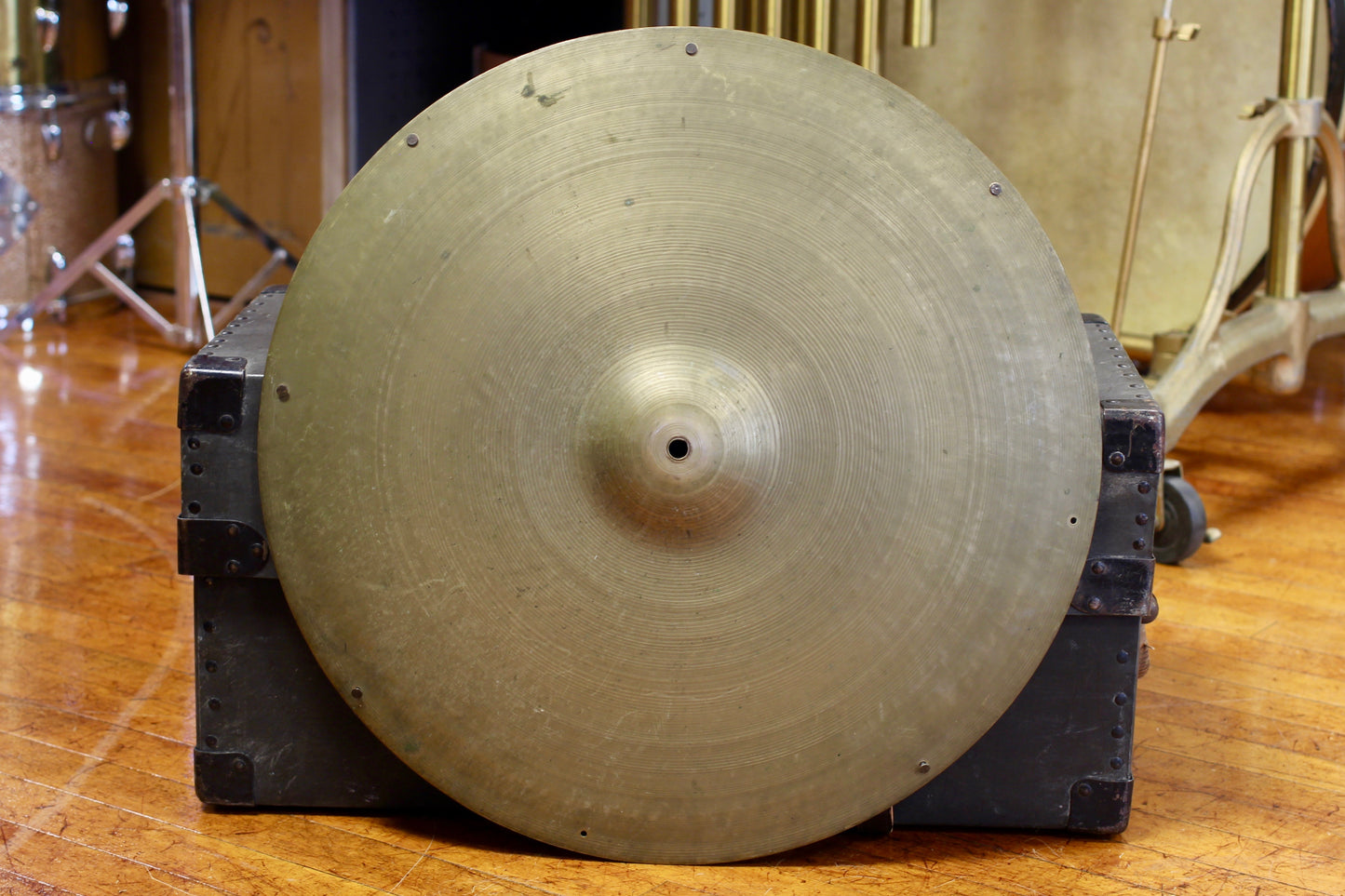 1950s A Zildjian Trans Stamp 20" Ride Cymbal 2322g