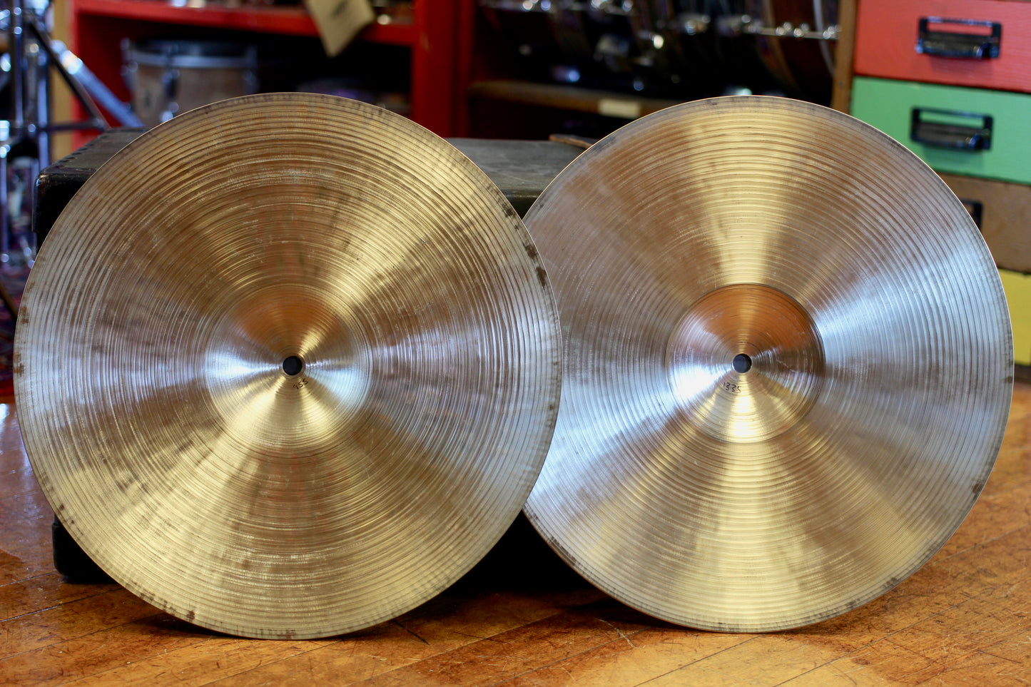 K Zildjian 14" Hi-Hat Cymbals 955/1335g - USED