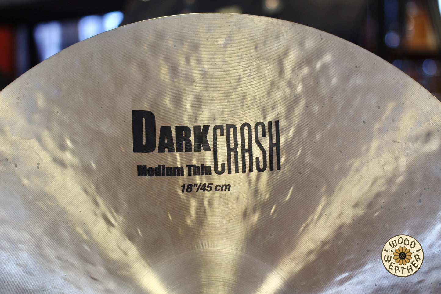 Zildjian K Dark Medium Thin 18" Crash Cymbal 1435g - USED