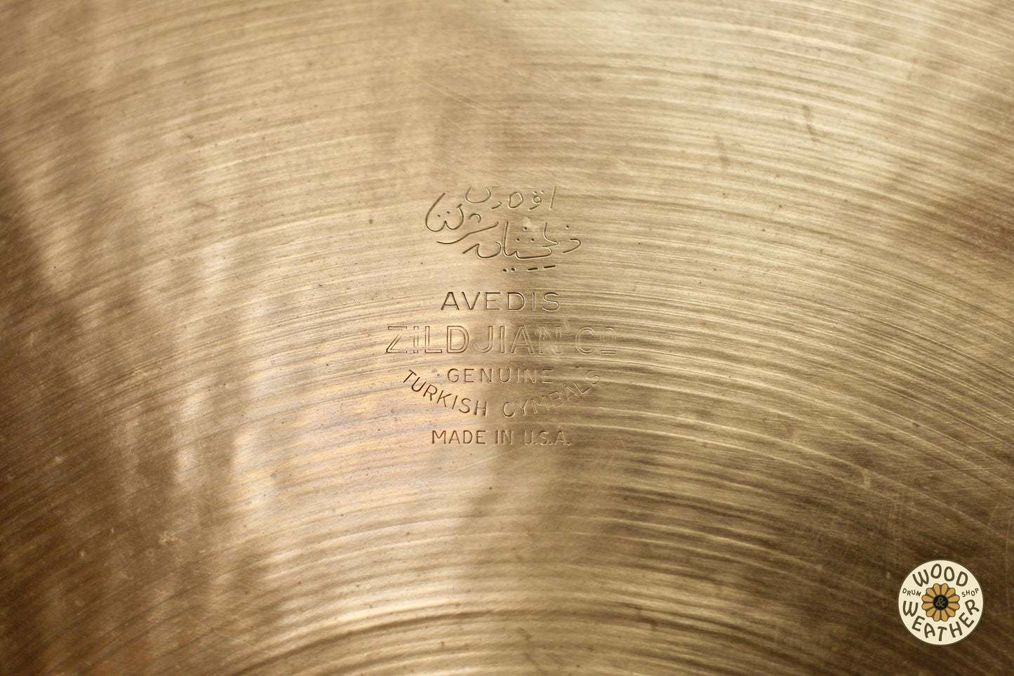 1950s A. Zildjian 22" Ride Cymbal 2672g