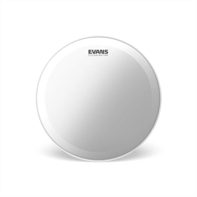 Evans EQ3 Frosted Bass Batter Drumhead