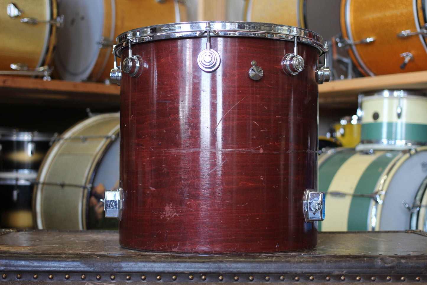 1970's LA Camco C-450 Concert Tom Set in Stradivarius 14x22 16x16 9x13 9x13