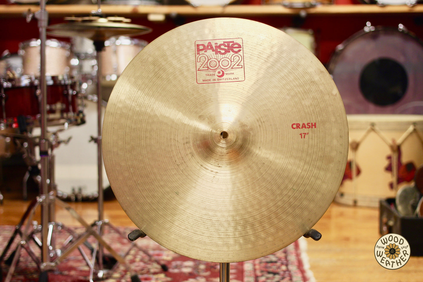 1980s Paiste 2002 17" Crash Cymbal 1290g