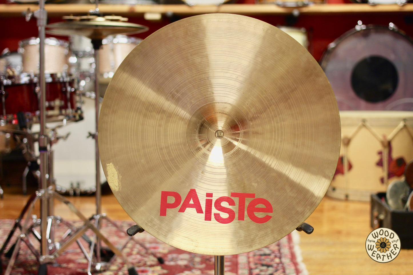 1980s Paiste 2002 17" Crash Cymbal 1290g