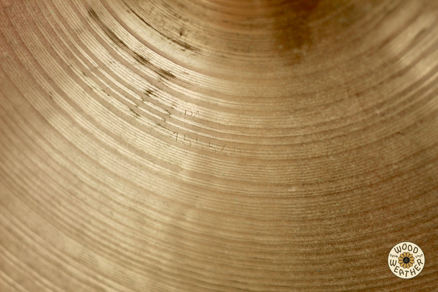 1980s Paiste 2002 17" Crash Cymbal 1290g