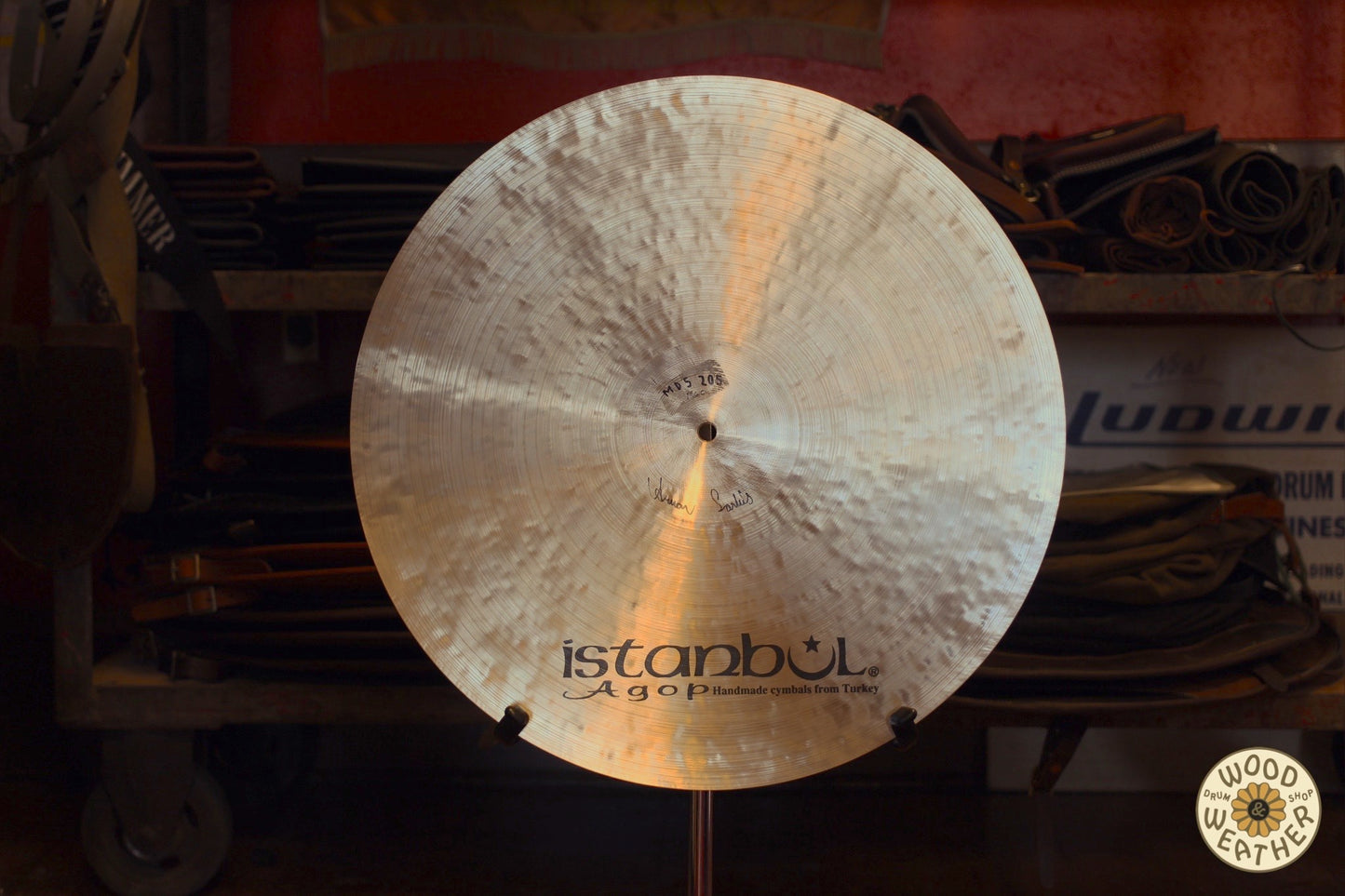 Istanbul Agop 20.5" Memphis Drum Shop 25th Anniversary Ride Cymbal 1860g - USED