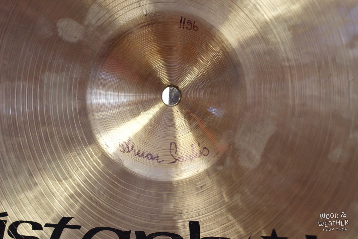 Used Istanbul Agop 17" Medium Thin Crash Cymbal 1196g