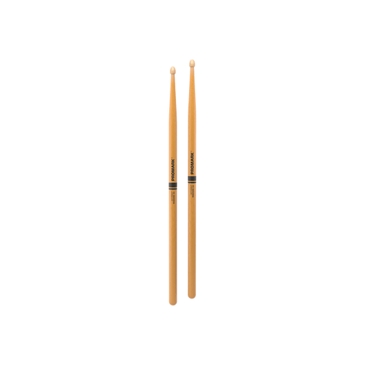 ProMark Rebound 5A ActiveGrip Clear Hickory Drumstick, Acorn Wood Tip