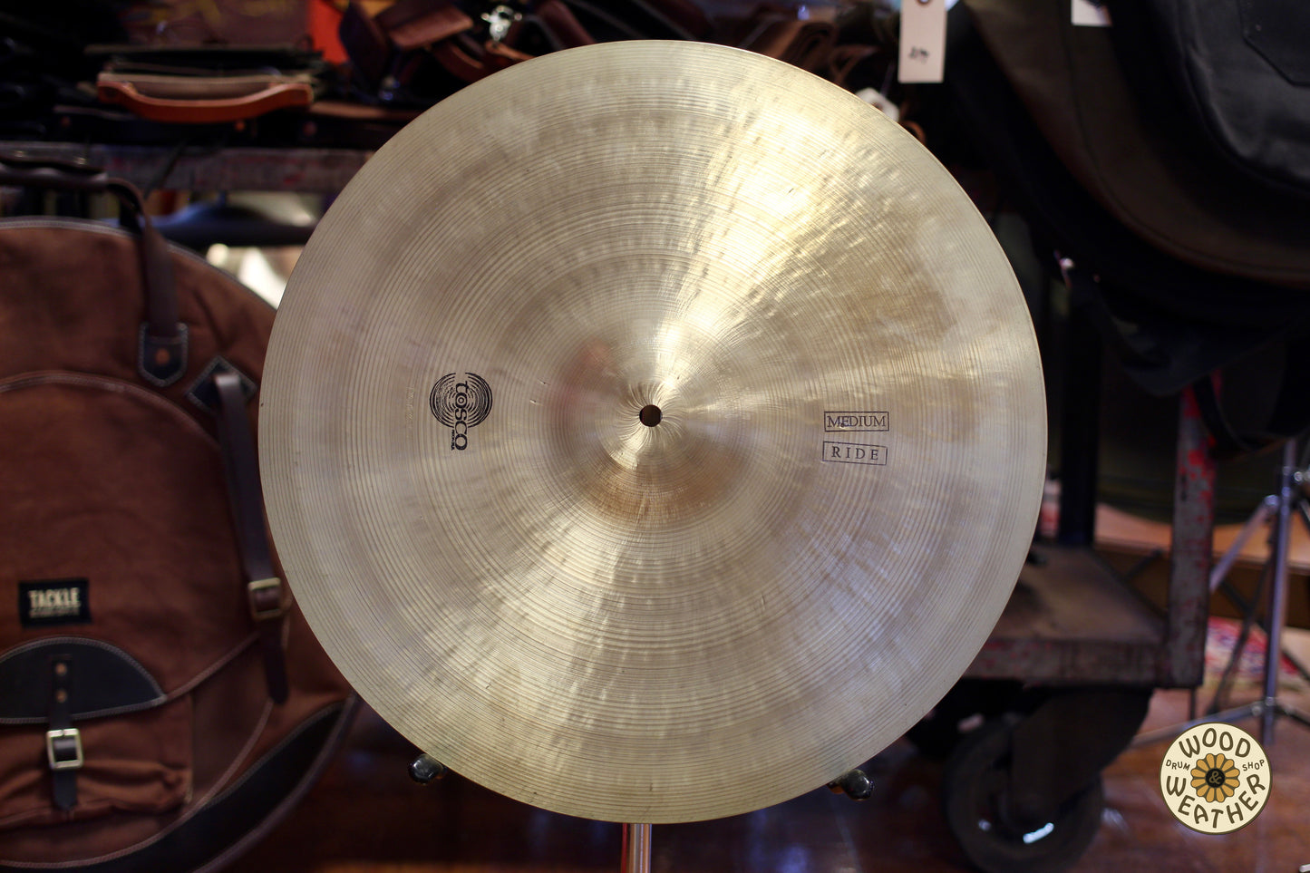 1970s Tosco 18" Medium Ride Cymbal 1655g