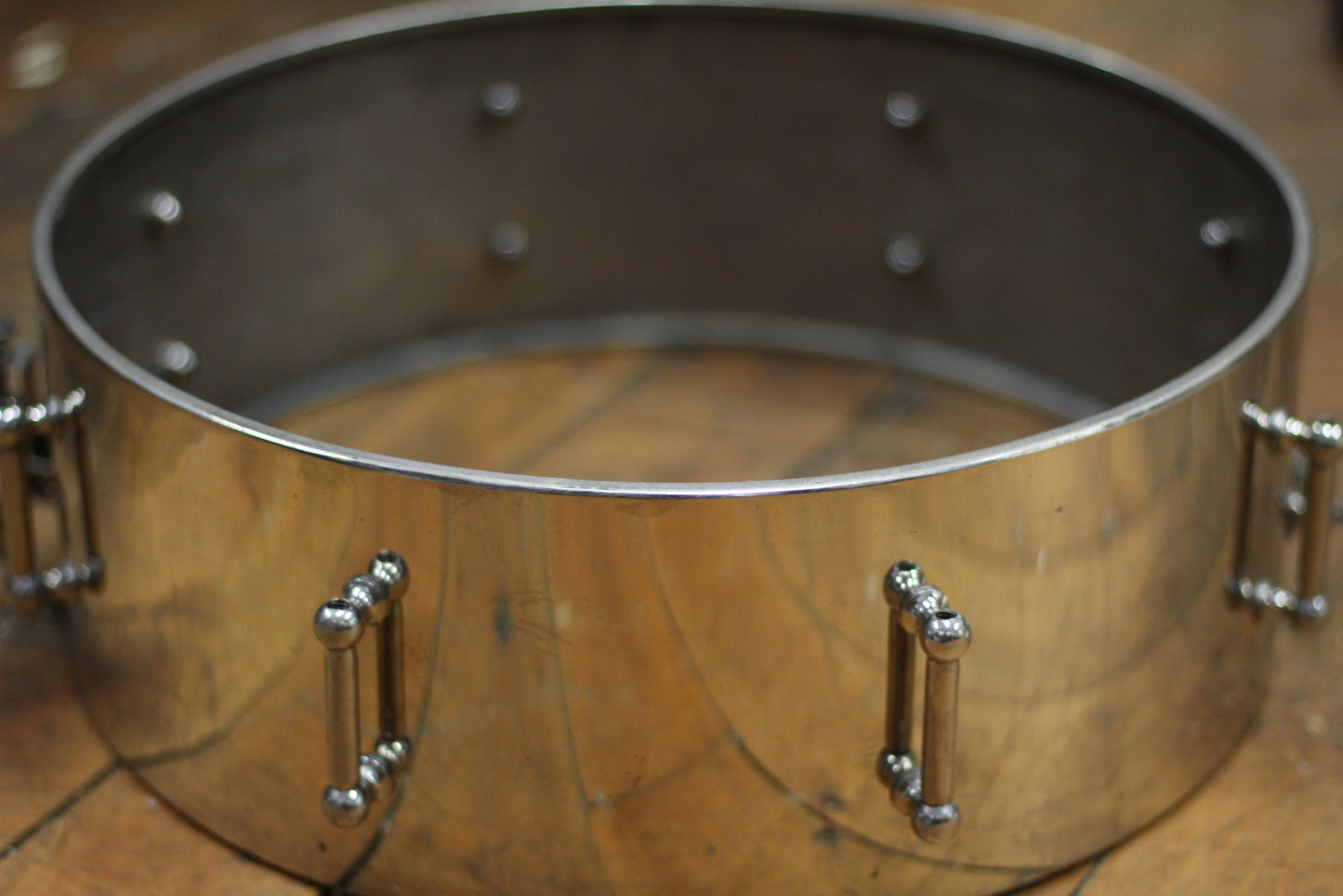 1920's Leedy Nickel over Brass 5"x14" Snare Drum