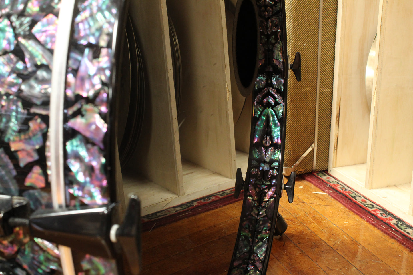 1990s Pearl Masters Mother of Pearl Drum Kit 18x24 16x20 16x18 16x16 12x14 11x13 10x12 8x10 8x8 8x6 6.5x14