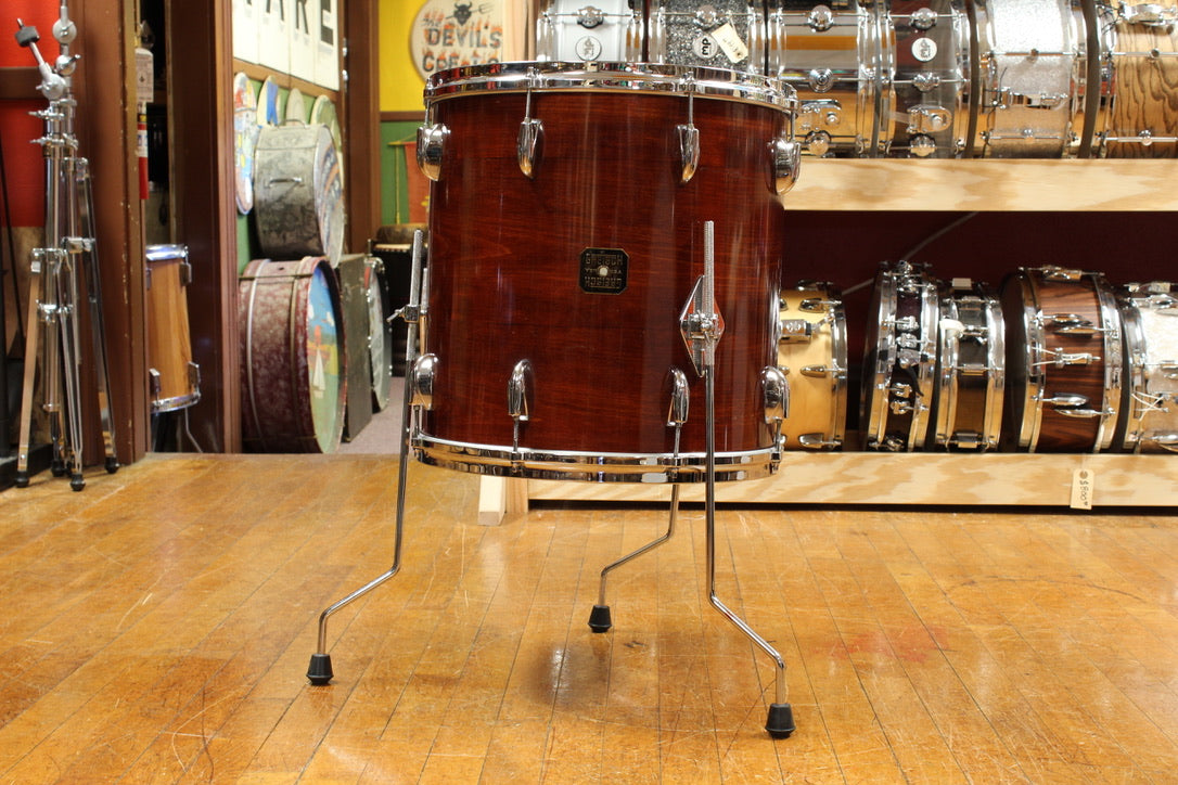 1970s-80s Gretsch Stop Sign/Square Badge Outfit in Rosewood Gloss 14x24 10x12 16x16