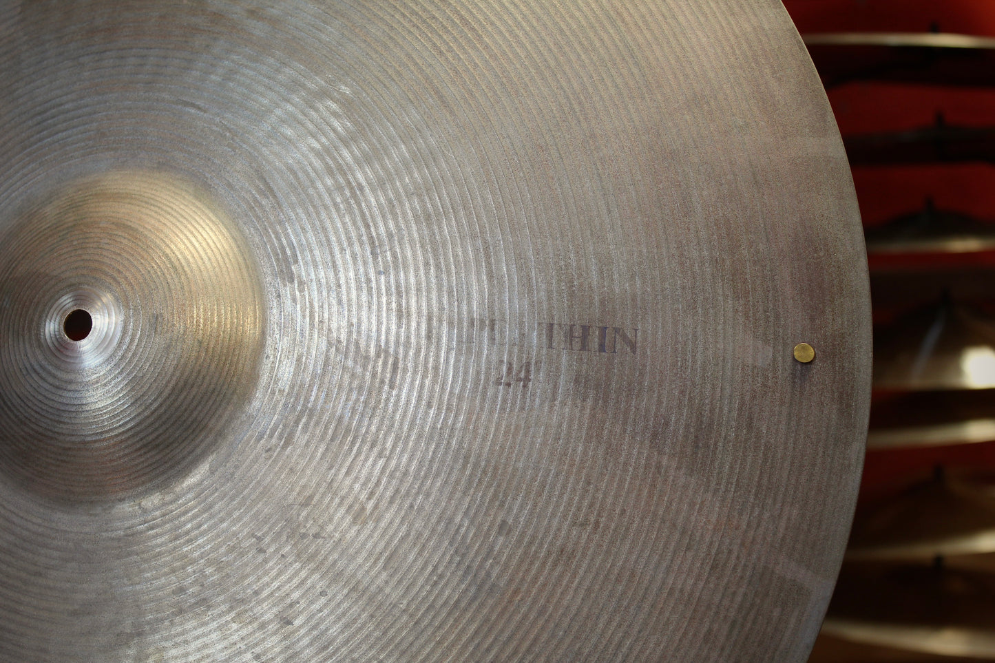 1980s Paiste 24" Formula 602 Blue Label Paper Thin 2824g