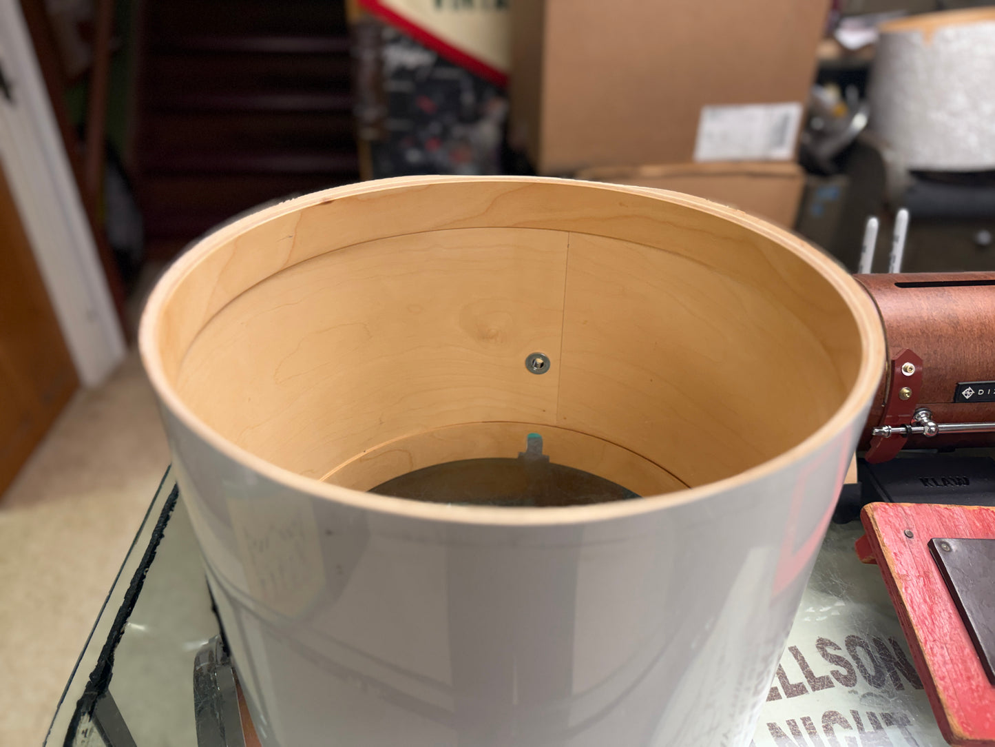 Pearl Marching Percussion Snare Shell 10.5"x14" White Gloss