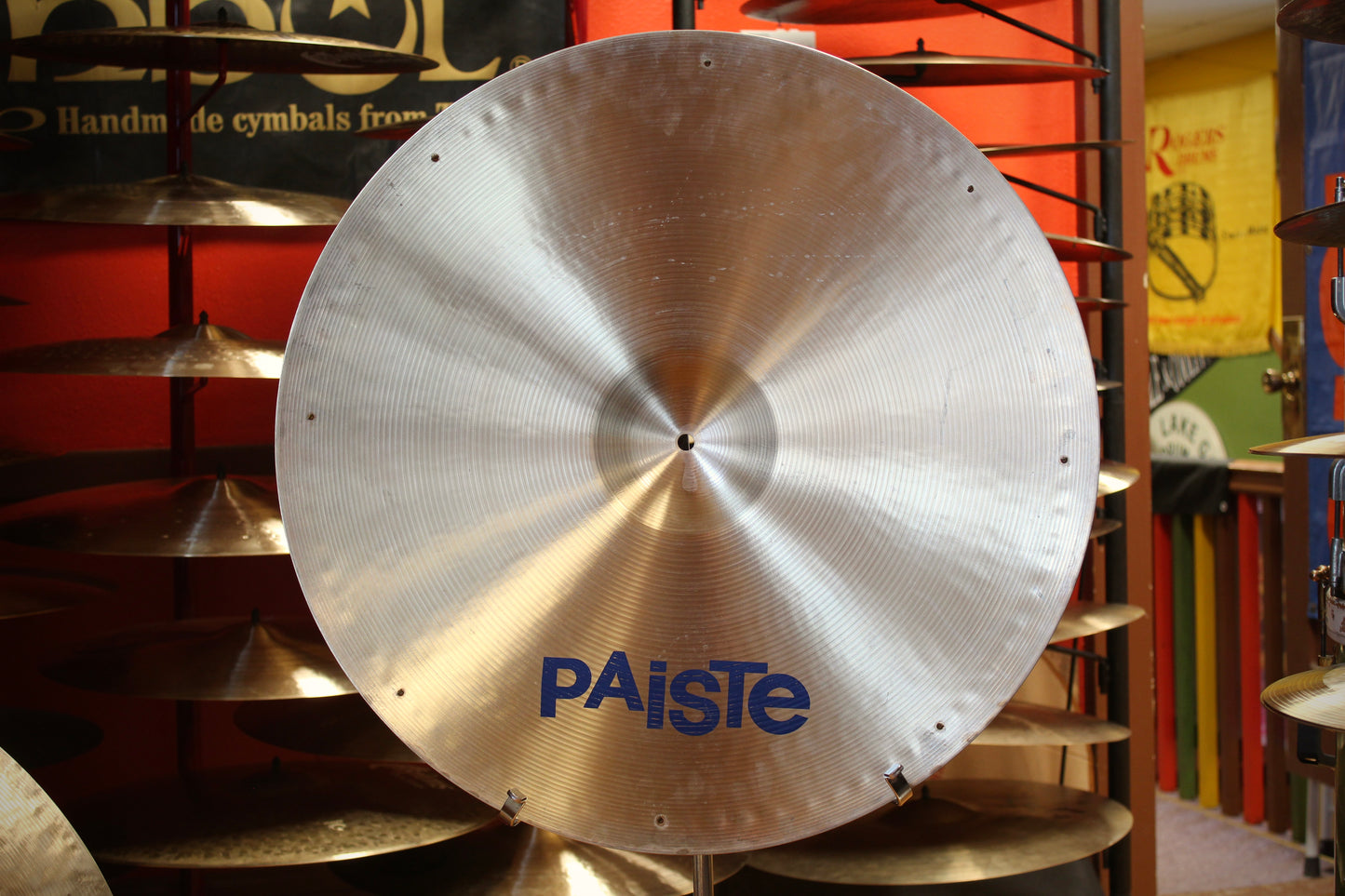 1980s Paiste 24" Formula 602 Blue Label Paper Thin 2824g