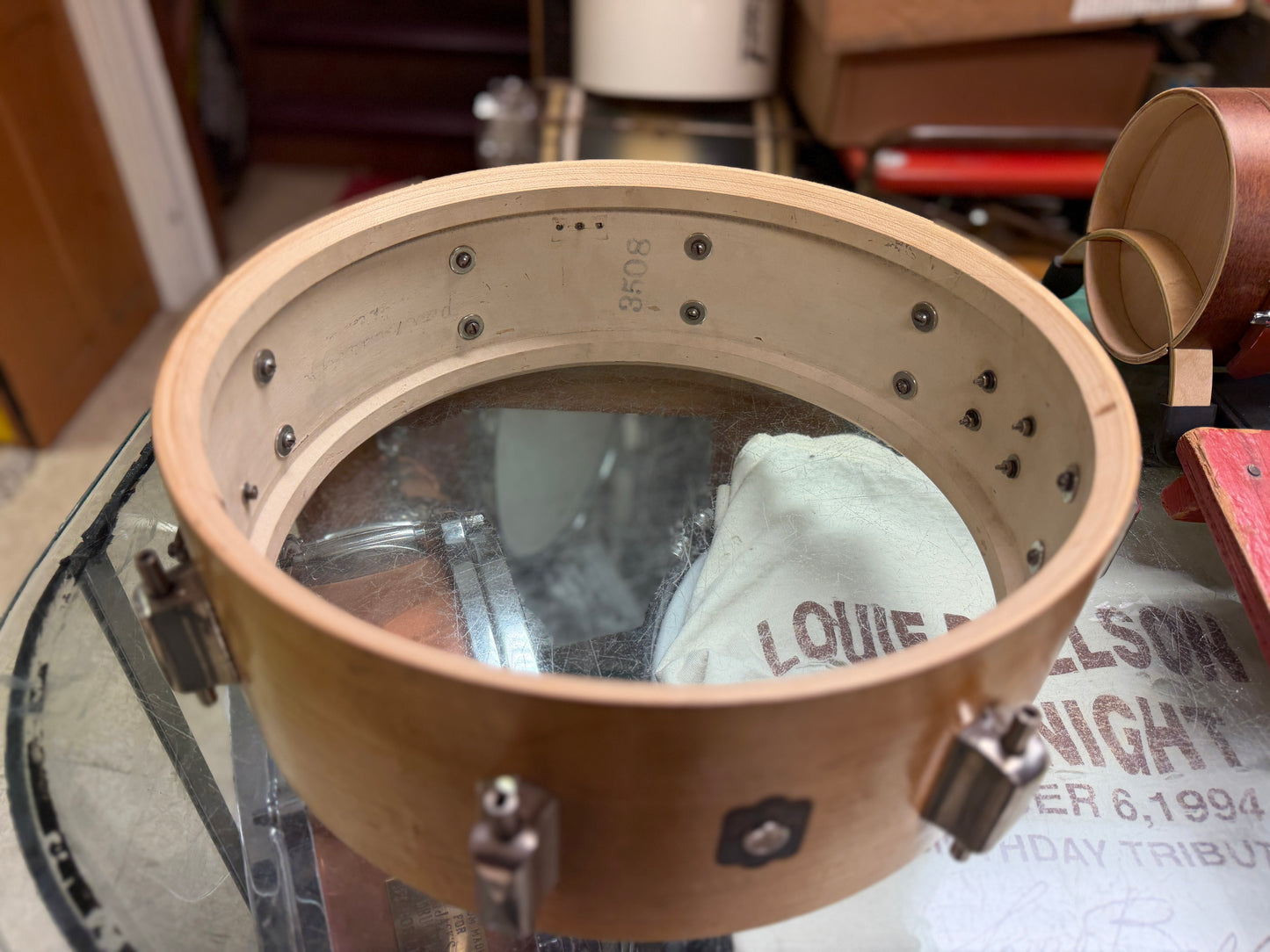 1935 Leedy Broadway Snare Drum Project 5"x14