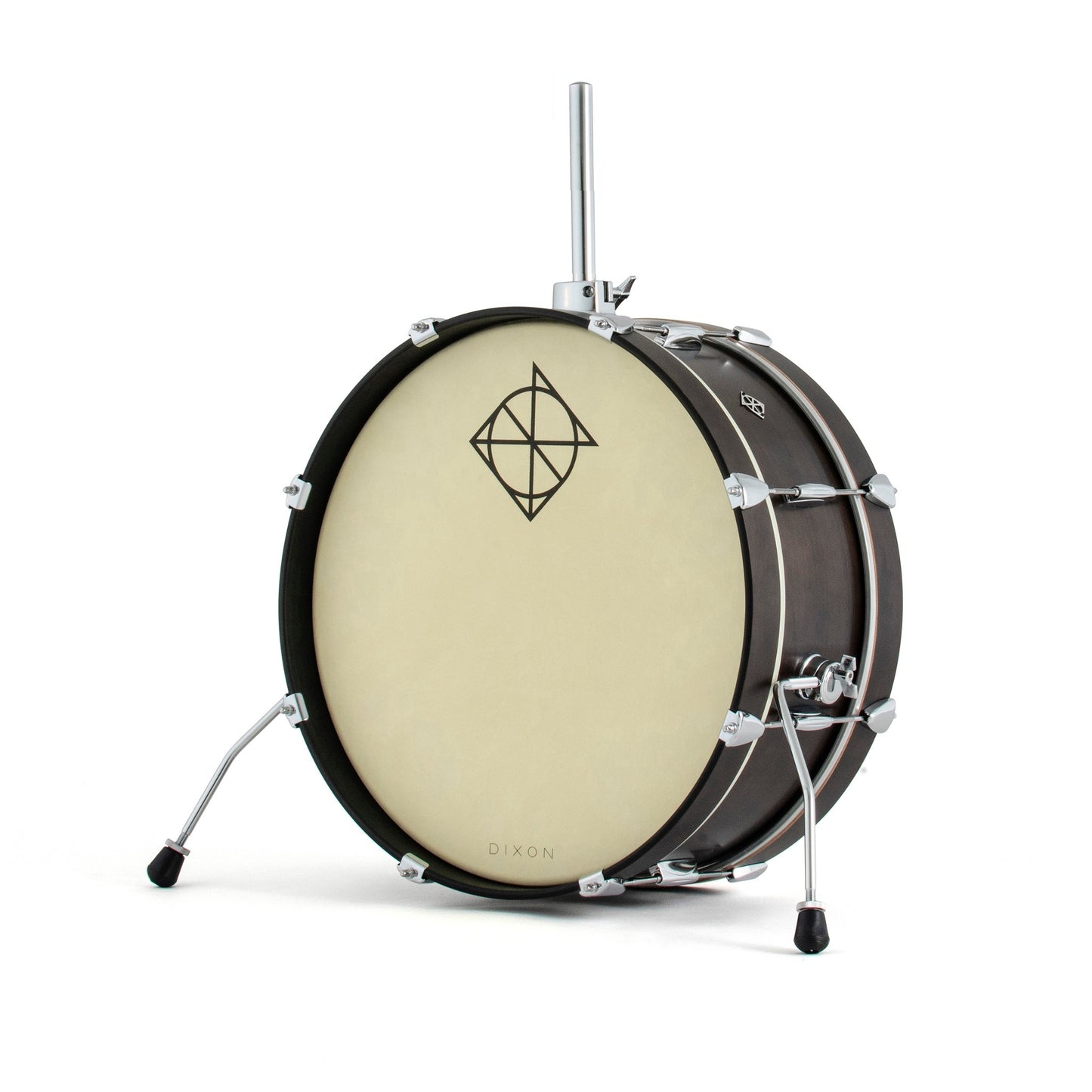 Dixon Little Roomer 7x20 Bass Drum - Black Coal Satin