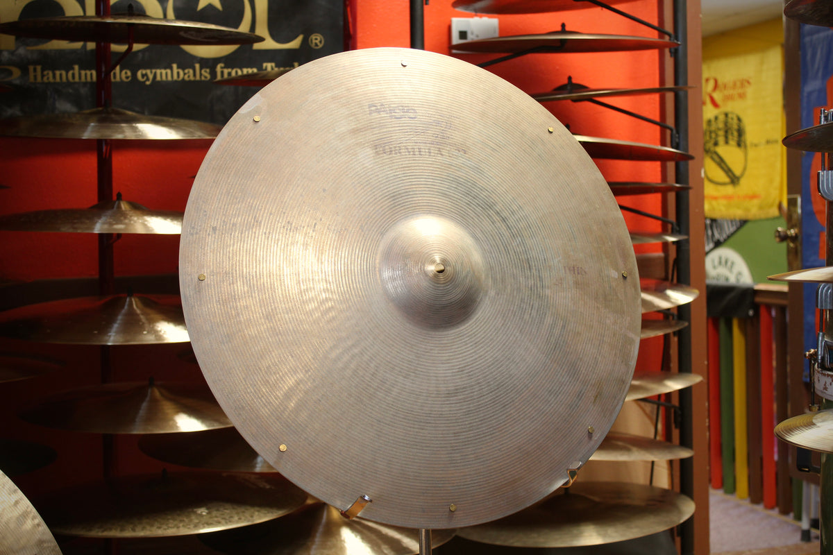 1980s Paiste 24" Formula 602 Blue Label Paper Thin 2824g