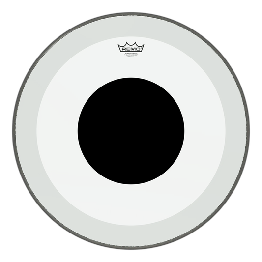 Remo Powerstroke 3 Bass Drum Head Clear w/ Black Dot