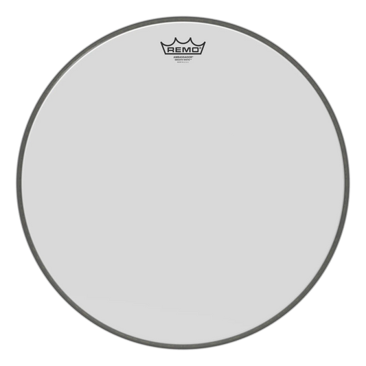 Remo Ambassador Smooth White Bass Drumhead