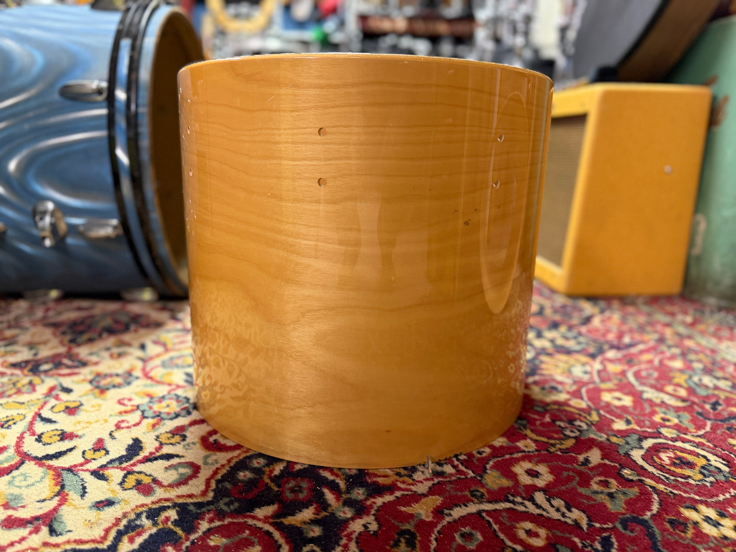 1970s Tama Superstar 14x16 Super Maple Concert Tom Shell