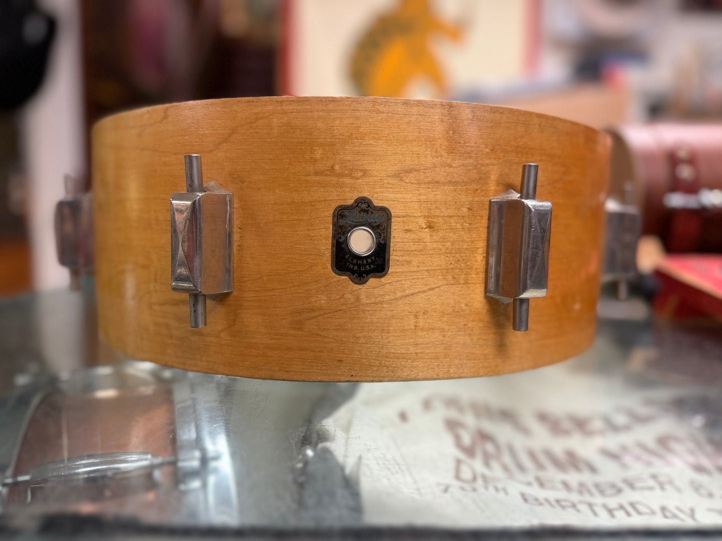 1935 Leedy Broadway Snare Drum Project 5"x14