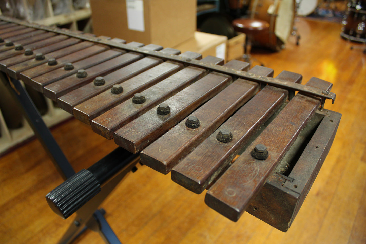1920s Liberty Chimes Wood Xylophone - 2 Octave Chromatic