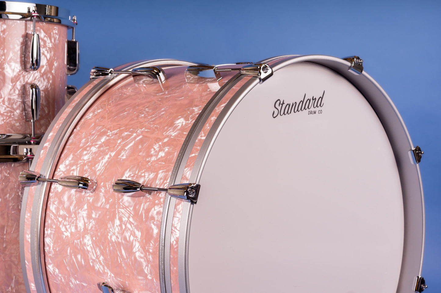Standard Drum Company Super 66 in Powder Pink Pearl 12x22 16x16 9x13
