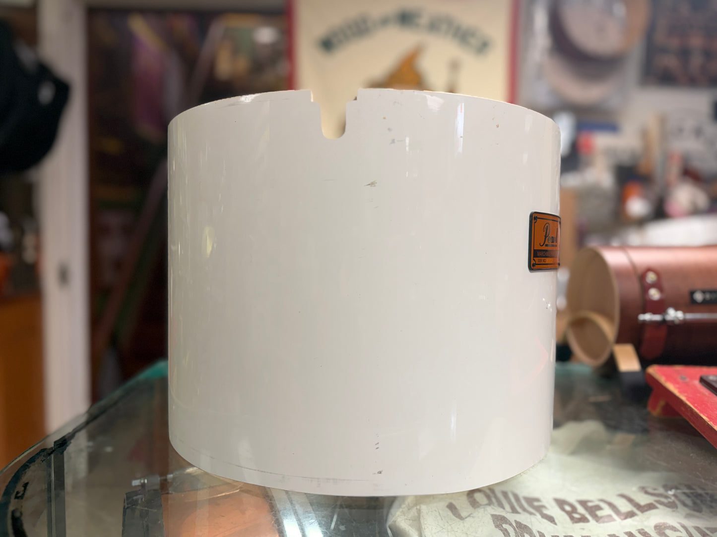 Pearl Marching Percussion Snare Shell 10.5"x14" White Gloss