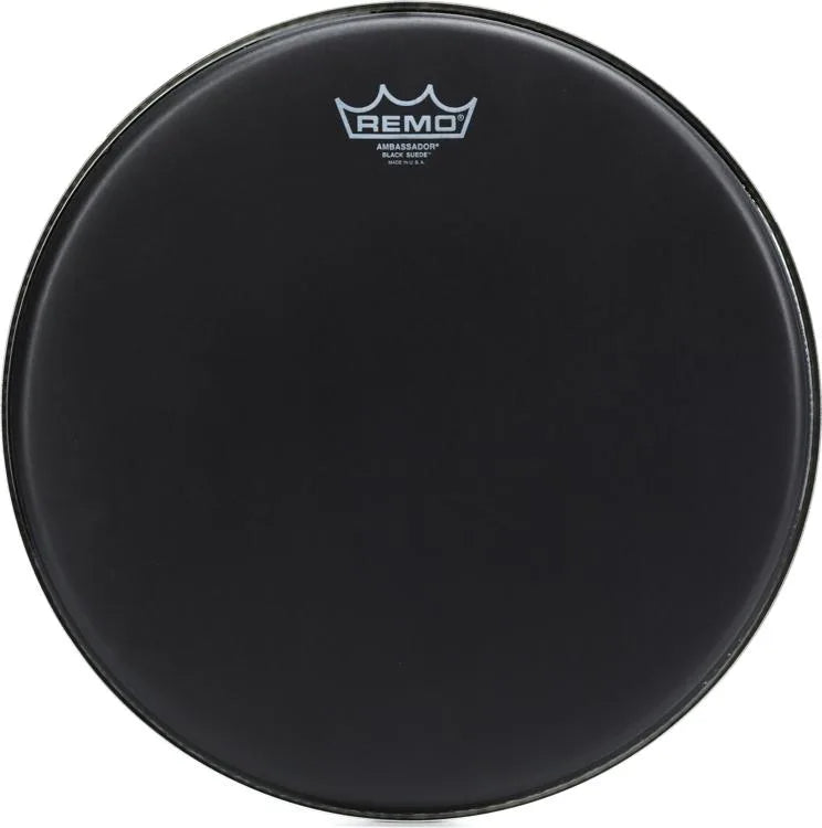 Remo Ambassador Black Suede Drumhead