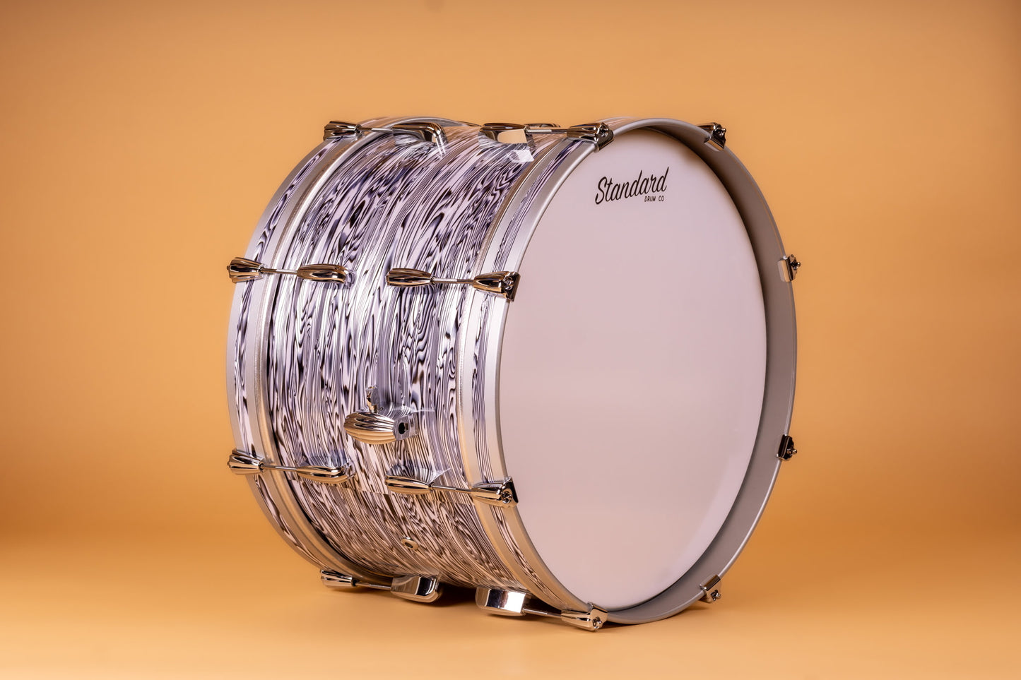 Standard Drum Company Mahogany Poplar in Blueberry Ripple 12x20 14x14 8x12