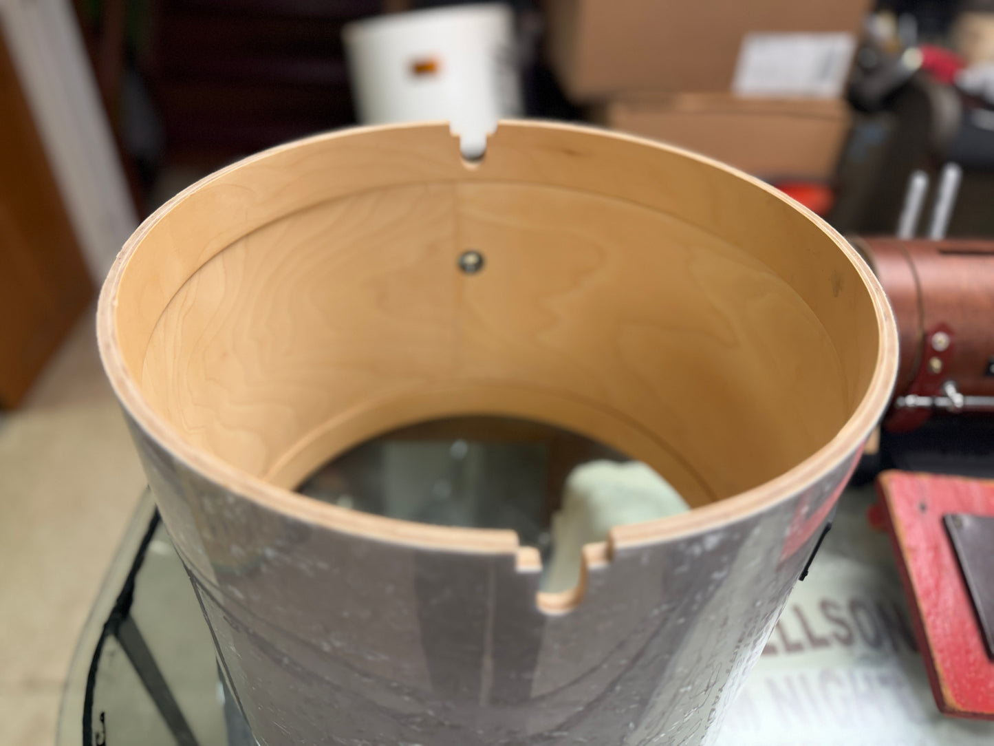 Pearl Marching Percussion Snare Shell 10.5"x14" White Marine Pearl