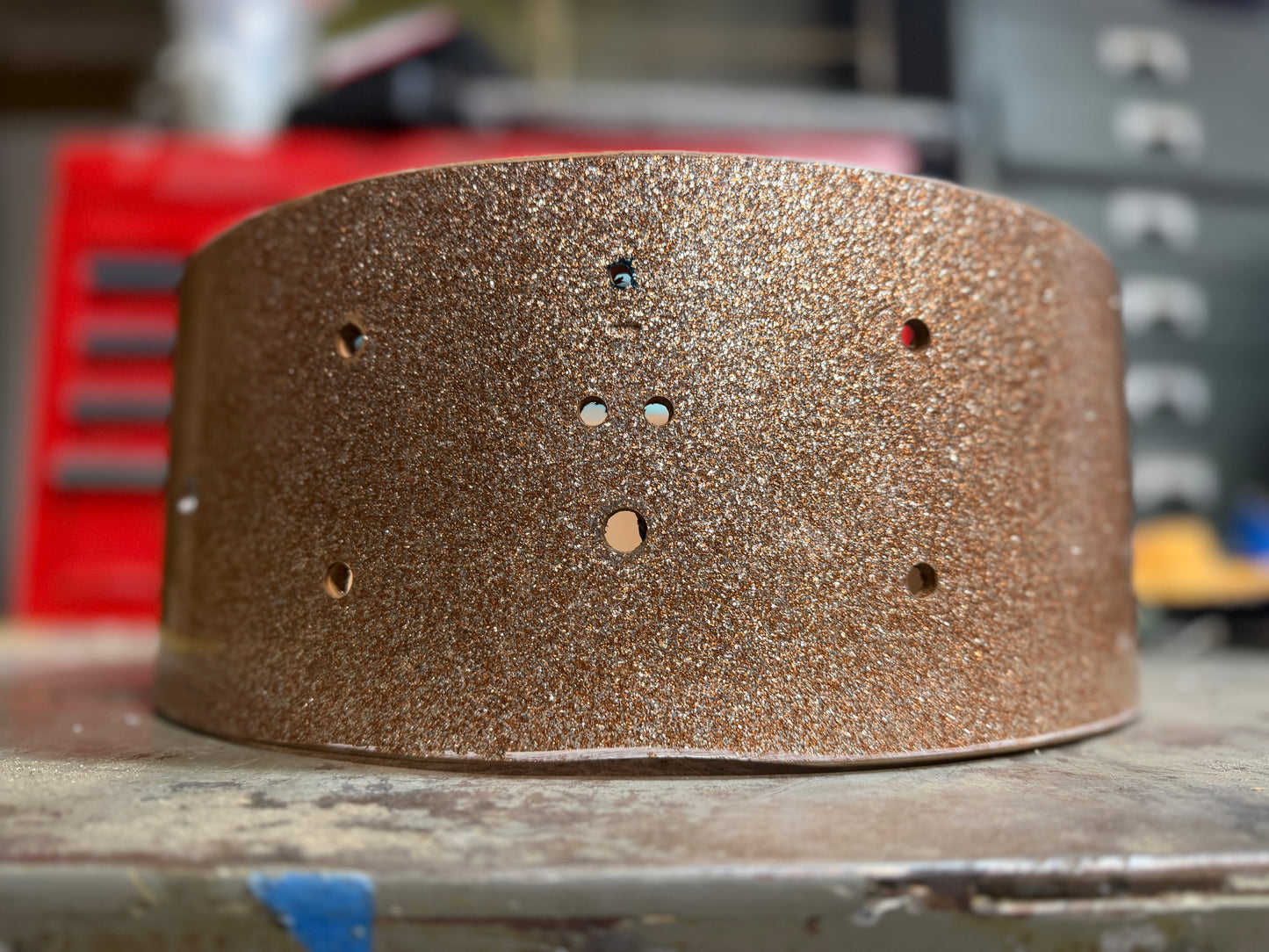 1960s Slingerland Snare Drum Shell in Champgane Sparkle 5x14