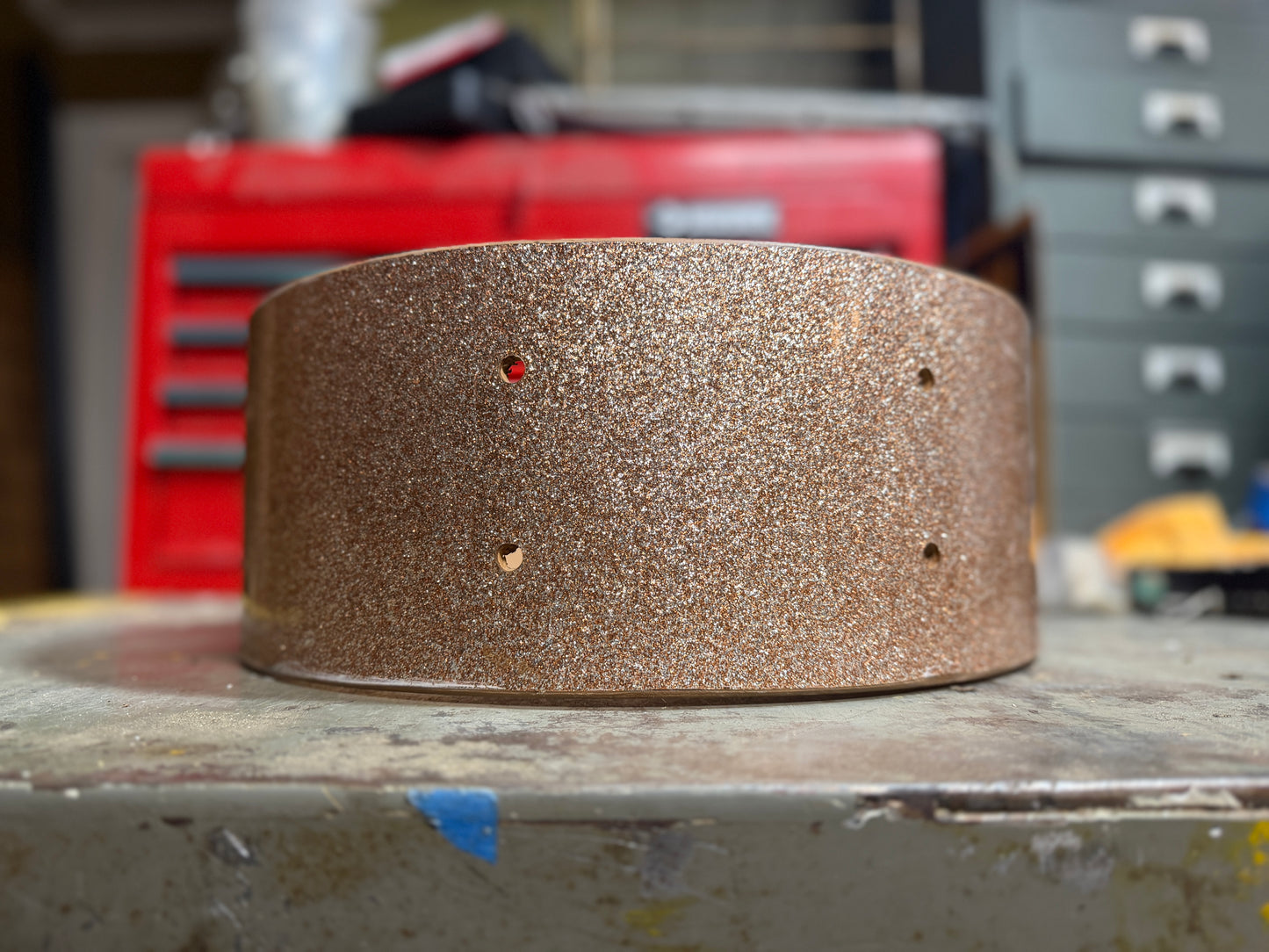1960s Slingerland Snare Drum Shell in Champgane Sparkle 5x14
