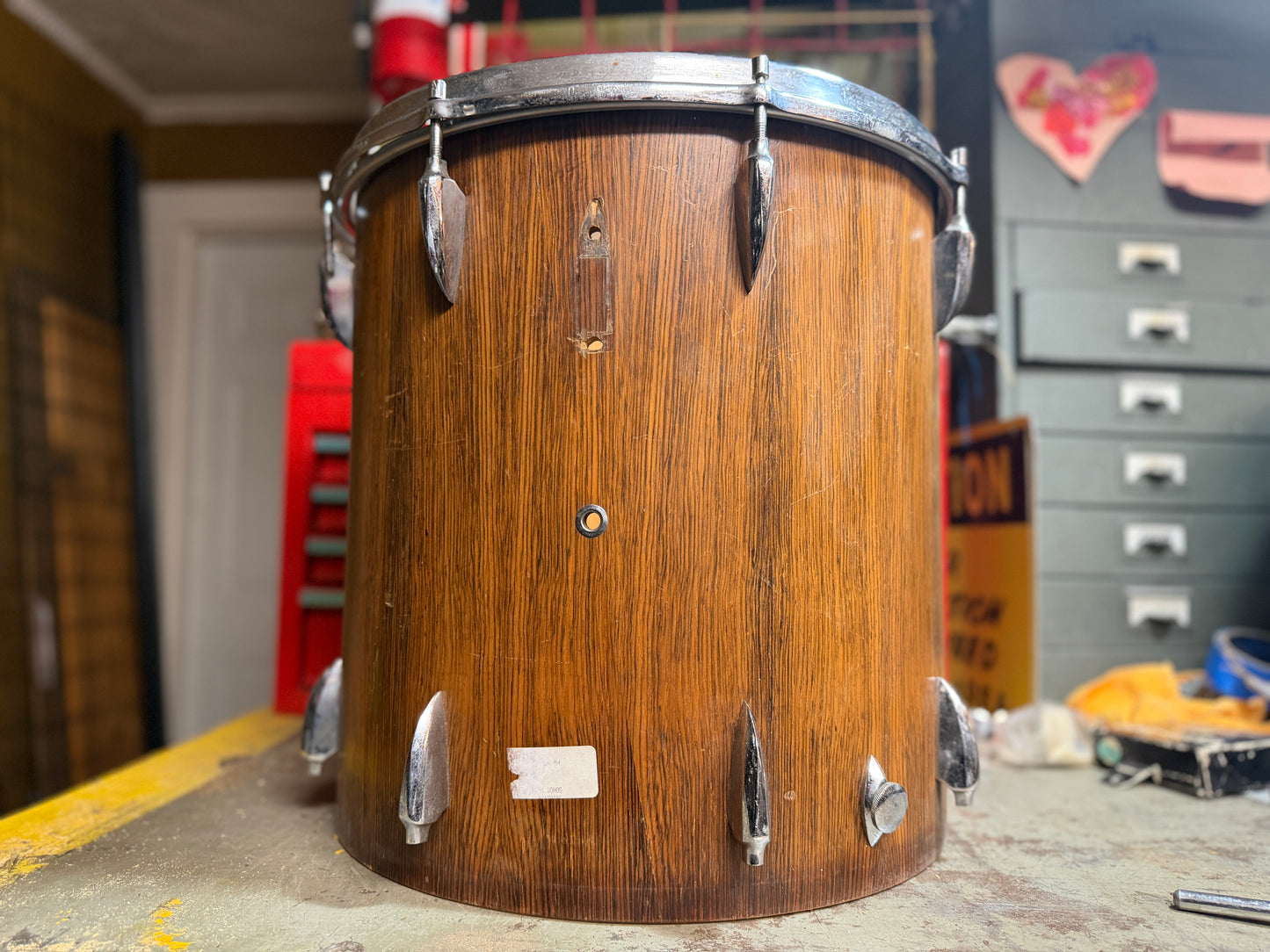 1960s Sonor Teardrop era Rosewood 16x16 Floor Tom Project