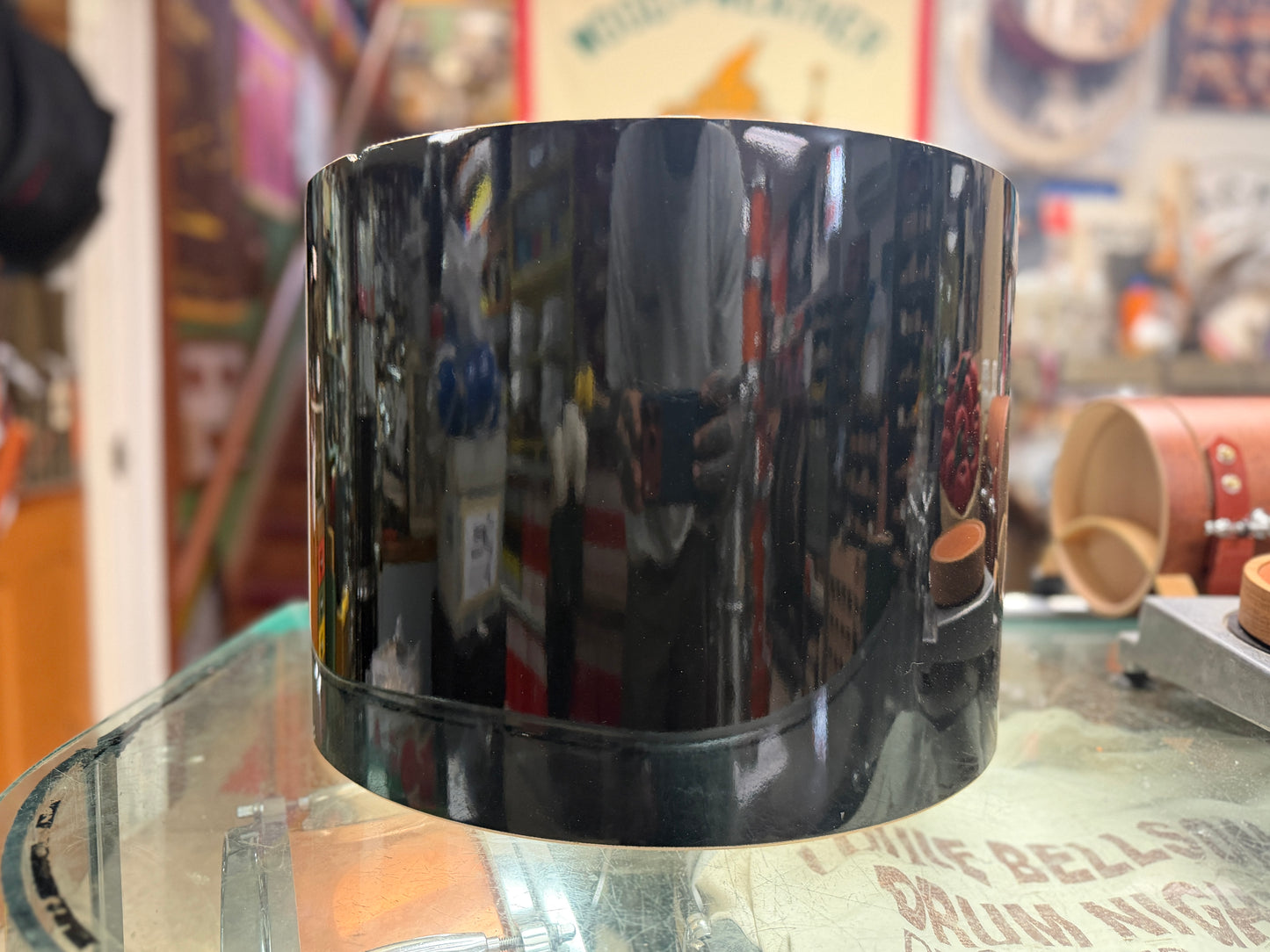 Andante Snare Drum Shell - Black Lacquer 10x14
