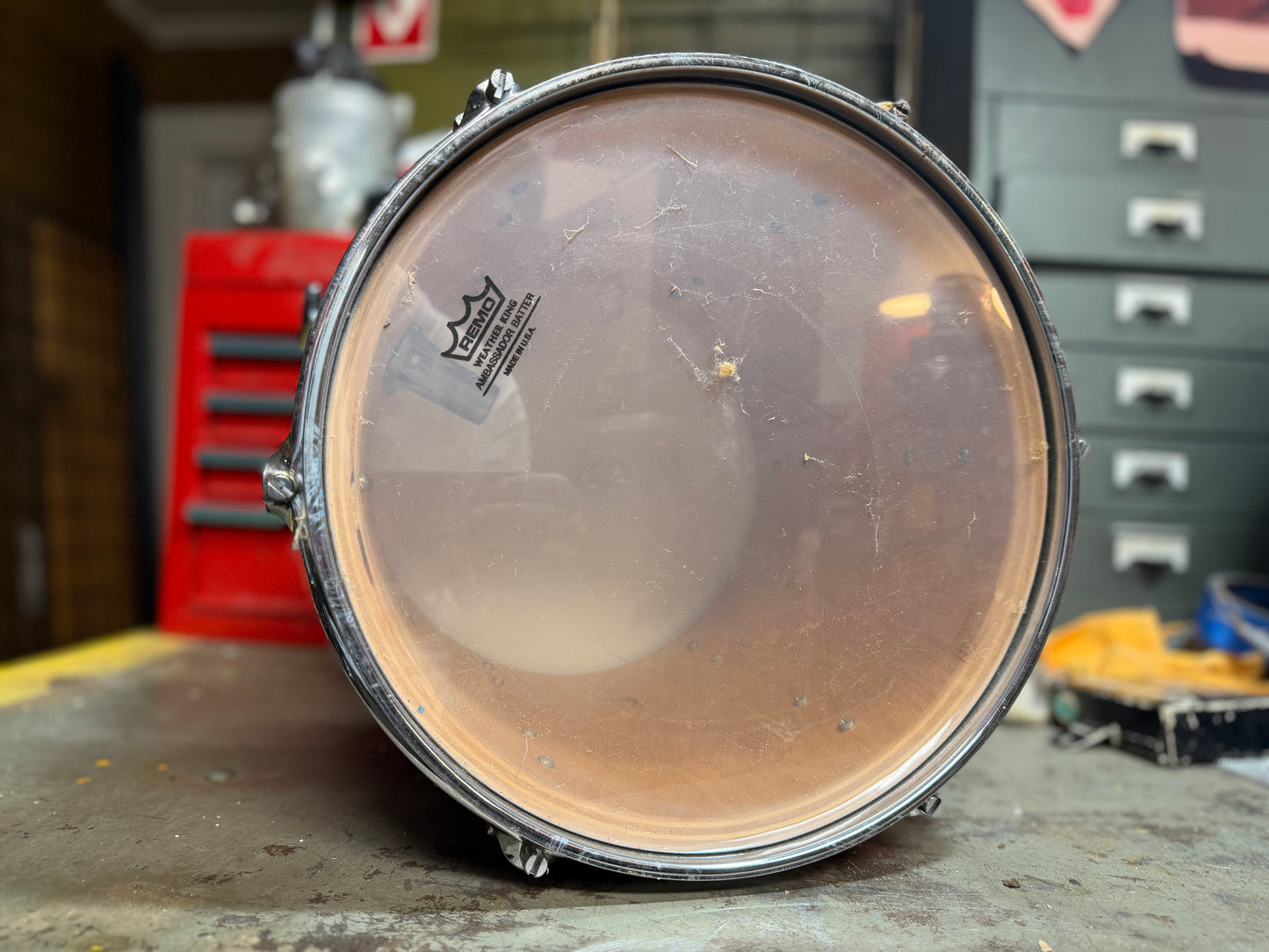 1970s Sonor Phonic 12x12 Tom Tom in Black Wrap