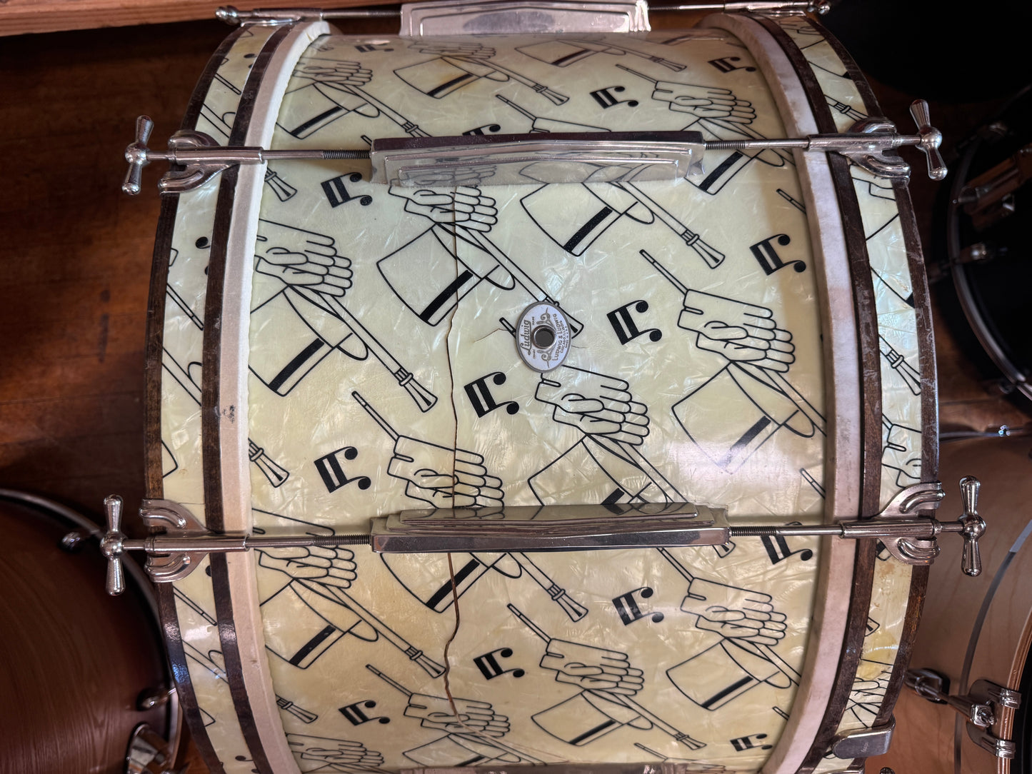 1941 Ludwig & Ludwig "Top Hat" Swing Sensation Outfit 7x14 14x26 14x16 9x13 7x11