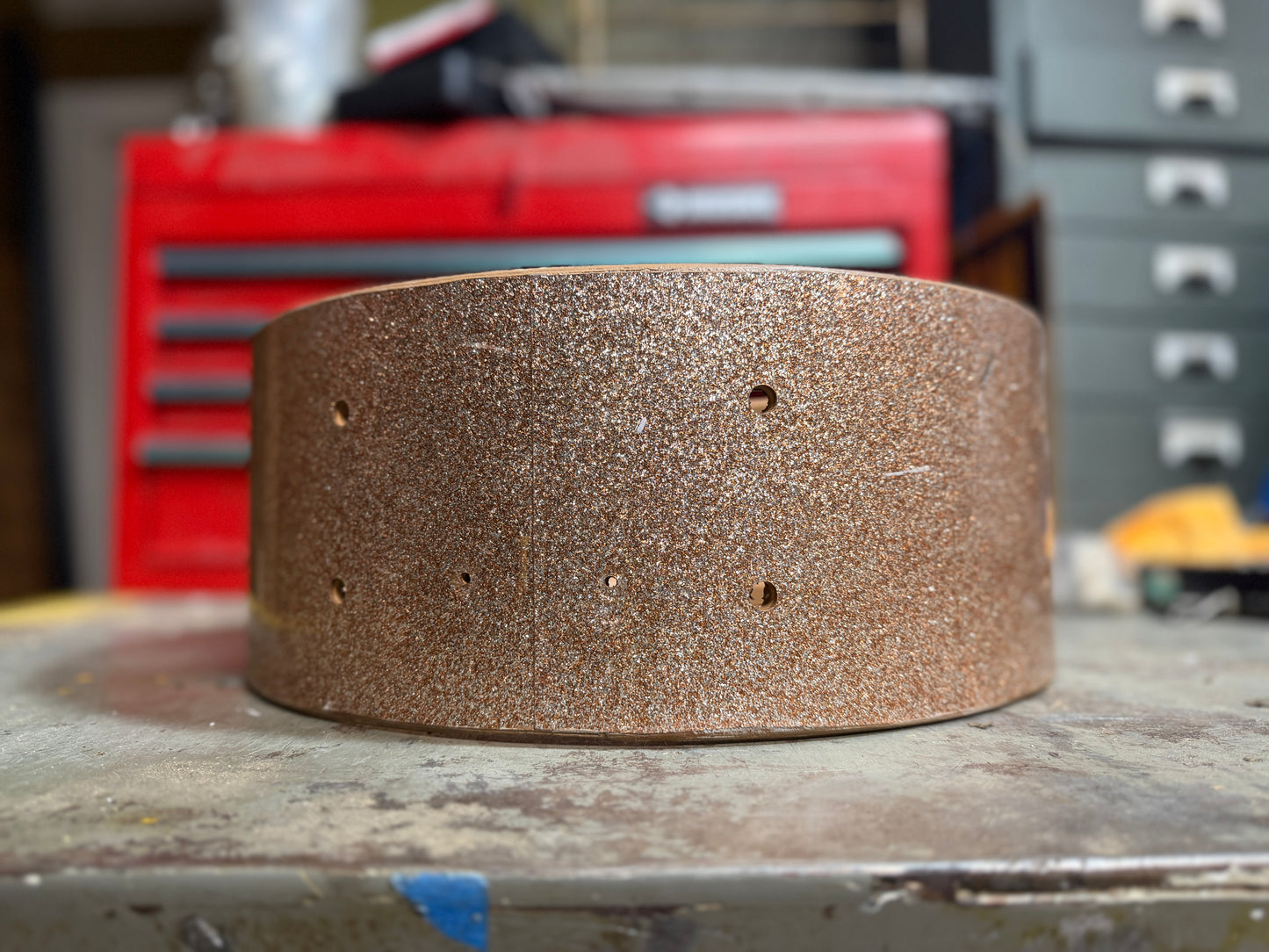 1960s Slingerland Snare Drum Shell in Champgane Sparkle 5x14